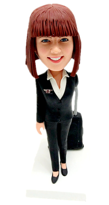 Custom bobblehead office lady bobble heads dolls for boss/mother