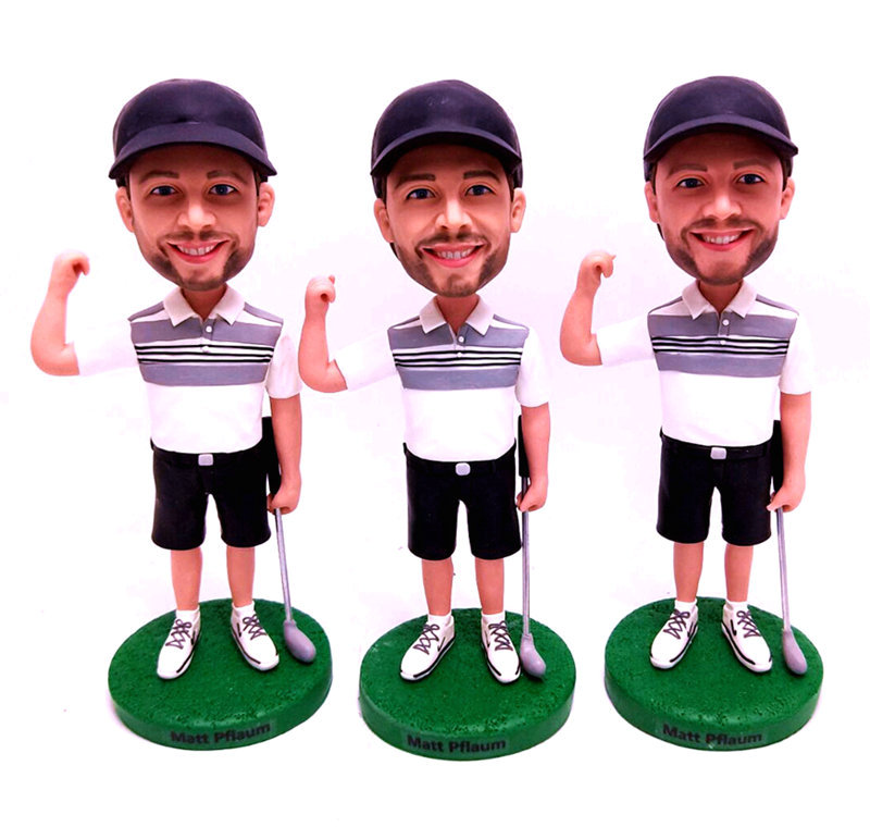 Custom bobbleheads Golf bobbleheads for golfer