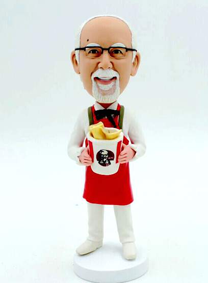 Custom bobbleheads KFC bobble heads