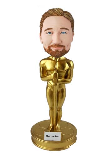 Custom bobbleheads Oscar Golden man