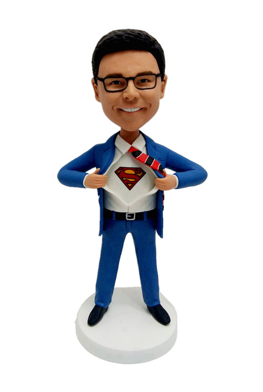 Custom bobbleheads Superman super boss Transform bobbleheads doll
