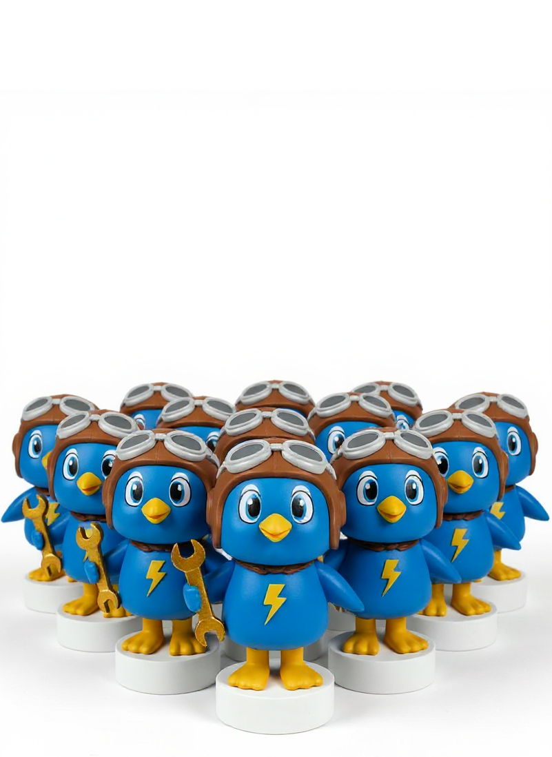 Bulk Custom Mascot Dolls – Premium Resin Quality, Factory Supply, Free Design Draft for Parties and Promotions