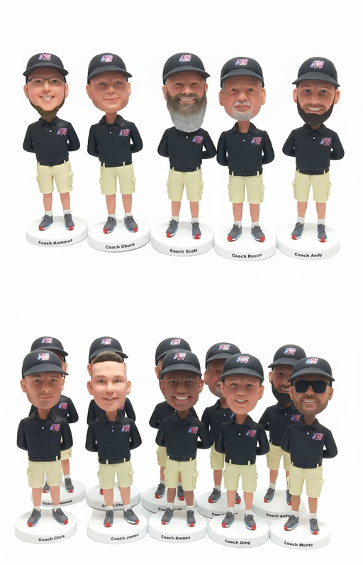 Custom Coach Team Bobbleheads – Personalized Coach Gifts for Teams, Events & Celebrations