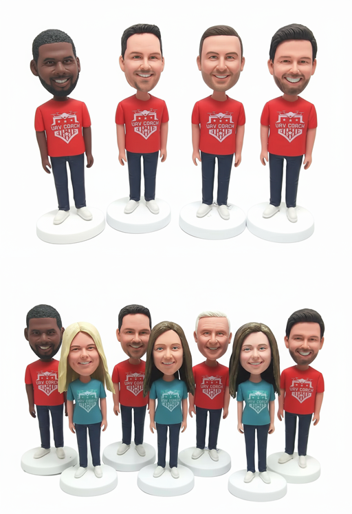 Custom Employee Team Bobbleheads – Personalized Corporate Gifts for Events, Parties & Team Building