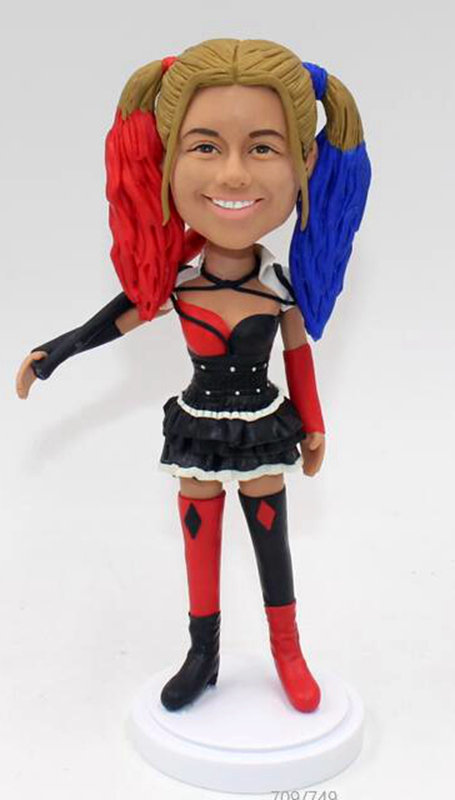 Custom Harley Quinn bobble head dolls
