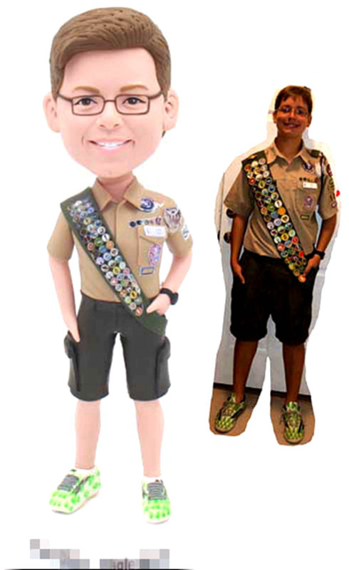 Custom Bobbleheads Scout bobbleheads doll  for him