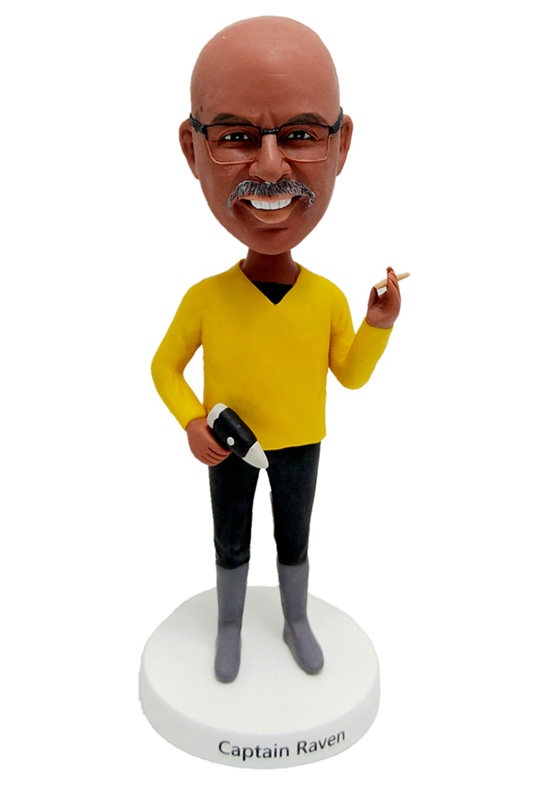Custom bobblehead Movie character Captain Kirk bobble head doll [1127