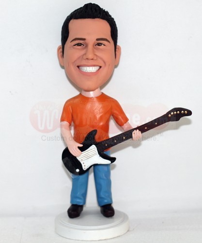 Guitar Player Custom Bobblehead