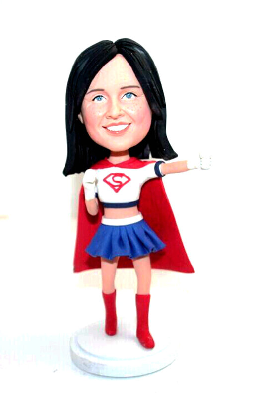 Custom Bobblehead Super Woman bobble head Super girl doll gifts [BF41