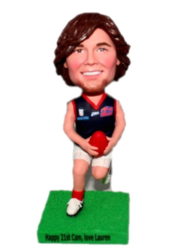 Custom bobbleheads football theme bobble head Rugby fan