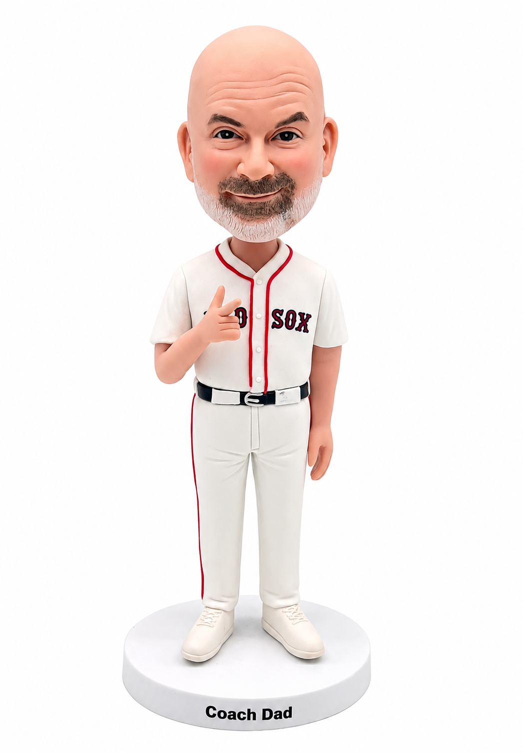 Custom Baseball Coach Bobblehead with Personalized Team Uniform